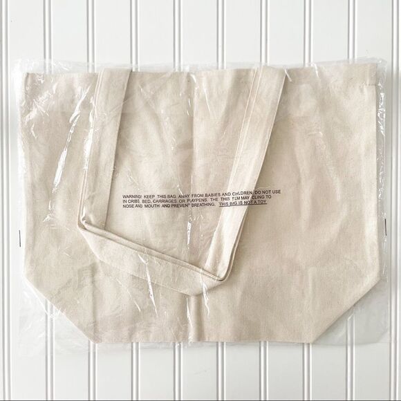 New York & Company - Canvas “Beach Please” Tote Bag - Picture 3 of 5